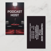 Carte De Visite Hôte Podcast (Devant / Derrière)