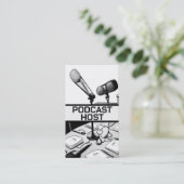 Carte De Visite Hôte Podcast (Debout devant)