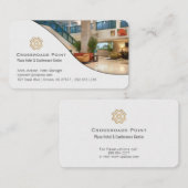 Carte De Visite Hôtel Contemporain Lobby (Devant / Derrière)