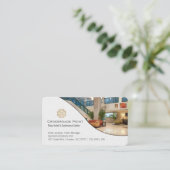 Carte De Visite Hôtel Contemporain Lobby (Debout devant)