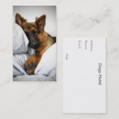 Carte De Visite Hôtel de chiens (Devant / Derrière)