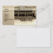 Carte De Visite hôtel \ lit - et - petit déjeuner \ pension (Devant / Derrière)