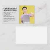 Carte De Visite Hotel Maid Services | Janvier (Devant / Derrière)