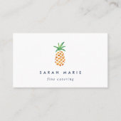 Carte De Visite Hôtellerie de traiteur d'ananas (Devant)
