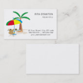 Carte De Visite Hourra, vacances ! (Devant / Derrière)