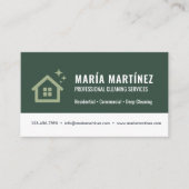 Carte De Visite House and Office Cleaning (Devant)