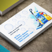Carte De Visite House Cleaning Business Card Template