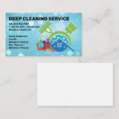 Carte De Visite House Cleaning Services | Maid Cleaners (Devant / Derrière)