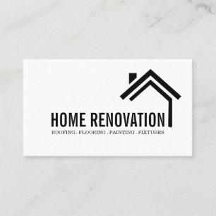 Carte De Visite House Home Remoeling Renovation Construction Busi