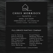 Carte De Visite House Painter Contractor 