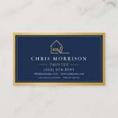 Carte De Visite House Painter Metallic Painting Service (Devant)