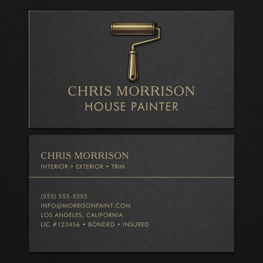Carte De Visite House Painter Professional