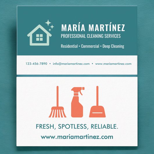 Carte De Visite Housekeeping and Cleaning Services