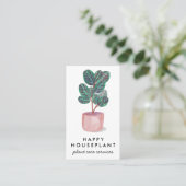 Carte De Visite Houseplant Calathea Prière Plante Jardinage (Debout devant)