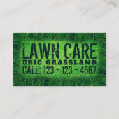 Carte De Visite Housse de gazon  (Devant)