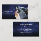 Carte De Visite Howling Wolf (Devant / Derrière)