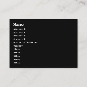 Carte De Visite http://ster / code html