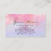 Carte De Visite Hublot Artiste Rose Manucure Pedicure Holographe (Dos)