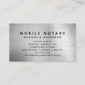 Carte De Visite Huile argentée Quill Noary Mobile (Dos)