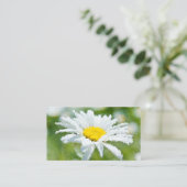 Carte De Visite Huile de fleur marguerite Chamomile effet soleil d (Debout devant)