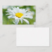 Carte De Visite Huile de fleur marguerite Chamomile effet soleil d (Devant / Derrière)