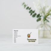 Carte De Visite huile d'olive (Debout devant)