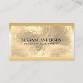 Carte De Visite Huile d'or broyée (Devant)