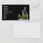 Carte De Visite Huile et eau-de-vie fine d'olive (Devant / Derrière)