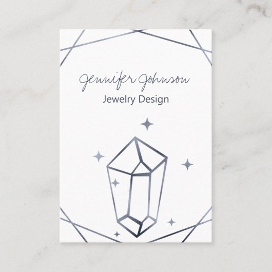 Carte De Visite Huile gris foncé (Devant)