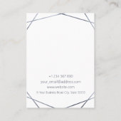 Carte De Visite Huile gris foncé (Dos)