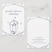 Carte De Visite Huile gris foncé (Devant / Derrière)