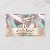 Carte De Visite Huile Holographique De Luxe Écrasée (Devant)