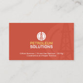 Carte De Visite Huile, Huile, Huile, Huile, Huile, Puits (Dos)