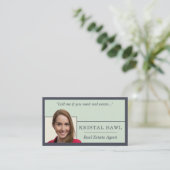 Carte De Visite Huiles d'ivoire immobilier (Debout devant)