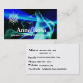 Carte De Visite ** Huiles essentielles attirantes d'aromathérapie (Devant / Derrière)