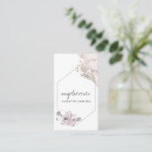 Carte De Visite Huiles essentielles roses Élégante Fleur rétro (Debout devant)