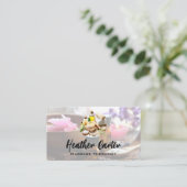 Carte De Visite Huiles et sels de Spa de santé (Debout devant)