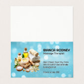 Carte De Visite Huiles spas et sels de bain | Boke (Extérieur déplié)