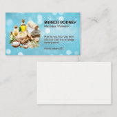 Carte De Visite Huiles spas et sels de bain | Boke (Devant / Derrière)