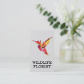 Carte De Visite Humming Bird | Fleurs (Debout devant)