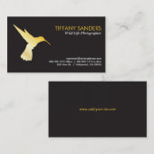 Carte De Visite Humming Bird Gold (Devant / Derrière)