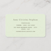 Carte De Visite Hummingbird Business Card (Dos)