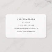 Carte De Visite Hummingbird  Business Card (Dos)