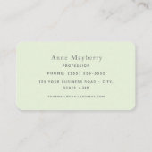 Carte De Visite Hummingbird Business Card (Dos)
