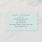 Carte De Visite Hummingbird Business Card (Dos)