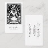 Carte De Visite Humorous Tarot Nurse (Devant / Derrière)