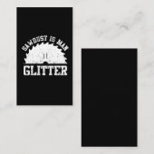 Carte De Visite Humour de charpentier de sciure de bois amusant (Devant / Derrière)