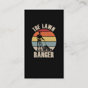 Carte De Visite Humour de sciage de pelouse Landscaper Funny Janit