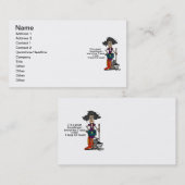 Carte De Visite Humour ménager (Devant / Derrière)
