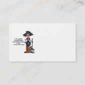 Carte De Visite Humour ménager (Dos)